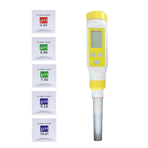 Tixqeaif Digitales PH-Messgerät Bluetooth Digitales PH-Messgerät für Lebensmittel Hochpräziser Lebensmittel-PH-Tester mit Hintergrundbeleuchtetem LCD-Display für Fleisch, Brot und Wasser Tixqeaif Digitales PH-Messgerät Bluetooth Digitales PH-Messgerät für Lebensmittel Hochpräziser Lebensmittel-PH-Tester mit Hintergrundbeleuchtetem LCD-Display für Fleisch, Brot und Wasser von Tixqeaif