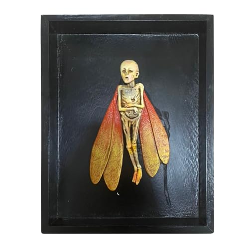 Tixqeaif Feenskelett, Hexendekor, Mumifizierter Feenrahmen, Feenexemplar, Statue, Bilderrahmen, Display, Malerei, Heimdekoration C Tixqeaif Feenskelett, Hexendekor, Mumifizierter Feenrahmen, Feenexemplar, Statue, Bilderrahmen, Display, Malerei, Heimdekoration C von Tixqeaif