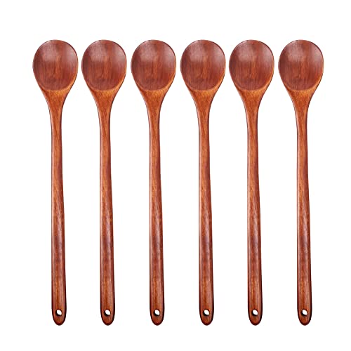 Tixqeaif HolzlöFfel zum Kochen Set, 13 Lange HolzmischlöFfel zum RüHren Backen Servieren, 6 StüCk KüChenutensilien Tixqeaif HolzlöFfel zum Kochen Set, 13 Lange HolzmischlöFfel zum RüHren Backen Servieren, 6 StüCk KüChenutensilien von Tixqeaif