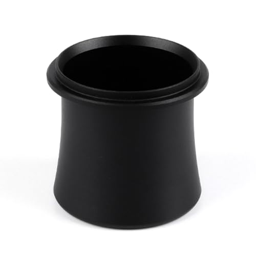 Tixqeaif Italienische Kaffeemaschine Metall Verdicktes Pulver Tassenmahlwerk Kaffeetasse Universal 51/53/54mm Zubehör Schwarz von Tixqeaif
