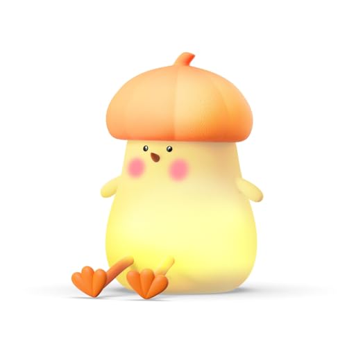 Tixqeaif Kawaii'S Little Vegetable Chicken Little Nachtlicht Schlafzimmer Niedliche Atmosphäre Licht Orange Tixqeaif Kawaii'S Little Vegetable Chicken Little Nachtlicht Schlafzimmer Niedliche Atmosphäre Licht Orange von Tixqeaif