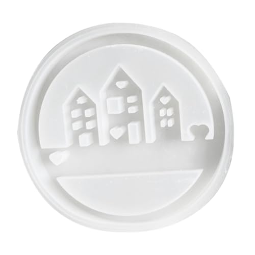 Tixqeaif Love House Listing Silikonform Gipsbetonformen Gussform Heimdekoration Harzform Aromatherapieform von Tixqeaif