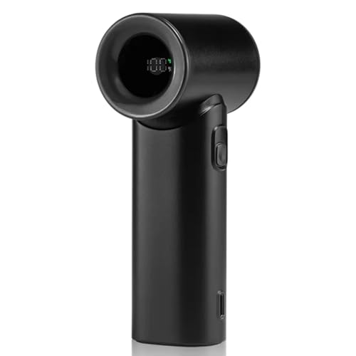Tixqeaif Luftkühlung Handheld Electric Lüfter Mini Turbo Turbo Lärmluftluftlüfter für Büro im Freien Schwarz Tixqeaif Luftkühlung Handheld Electric Lüfter Mini Turbo Turbo Lärmluftluftlüfter für Büro im Freien Schwarz von Tixqeaif