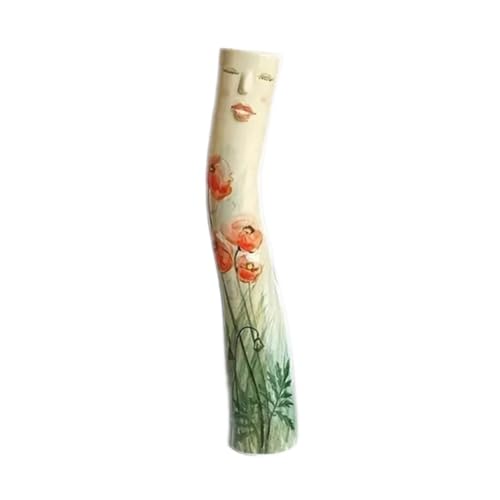 Tixqeaif Mädchengesicht-Vase, Ornament, Blumentopf, Vase, Künstliche Pflanzen, Halter für Heimdekoration B Tixqeaif Mädchengesicht-Vase, Ornament, Blumentopf, Vase, Künstliche Pflanzen, Halter für Heimdekoration B von Tixqeaif