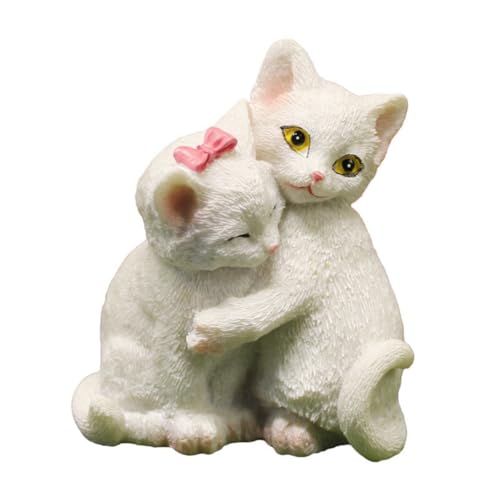 Tixqeaif Niedliche Kätzchenstatuen Aus Kunstharz, Geeignet für Den Schreibtisch im Büro, Katzenpaar Aus Kunstharz Kann Als Geschenk Verwendet Werden Tixqeaif Niedliche Kätzchenstatuen Aus Kunstharz, Geeignet für Den Schreibtisch im Büro, Katzenpaar Aus Kunstharz Kann Als Geschenk Verwendet Werden von Tixqeaif