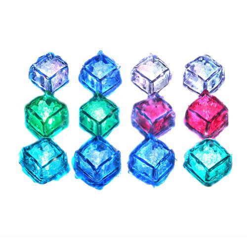 Tixqeaif R Wassertauch Dekorative LED Eiswuerfel Tixqeaif R Wassertauch Dekorative LED Eiswuerfel von Tixqeaif