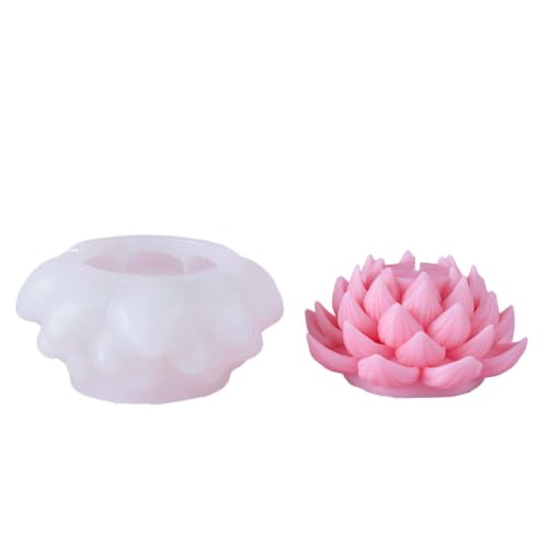 Tixqeaif Simulation Lotus Kerze Silikonform Blüte Seife Duft Ornamente Herstellung Schokolade Kuchen Geschenk Langlebig Einfache Installation,A Tixqeaif Simulation Lotus Kerze Silikonform Blüte Seife Duft Ornamente Herstellung Schokolade Kuchen Geschenk Langlebig Einfache Installation,A von Tixqeaif