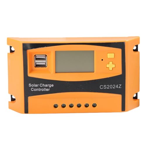 Tixqeaif Solarladeregler LCD PV Multifunktionaler, Praktischer und Nützlicher Solarregler 20A von Tixqeaif