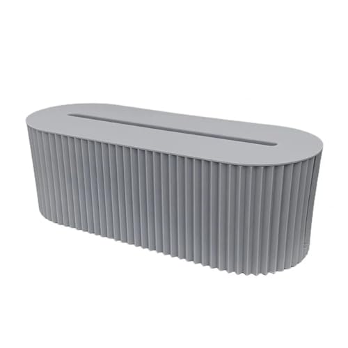 Tixqeaif Steckbrett-Aufbewahrungsbox, Kabel-Organizer, GehäUse, Steckdose, Kabelloser WLAN-Router, Desktop-Datenleitung, Steckerhalter, Regal, Blau von Tixqeaif