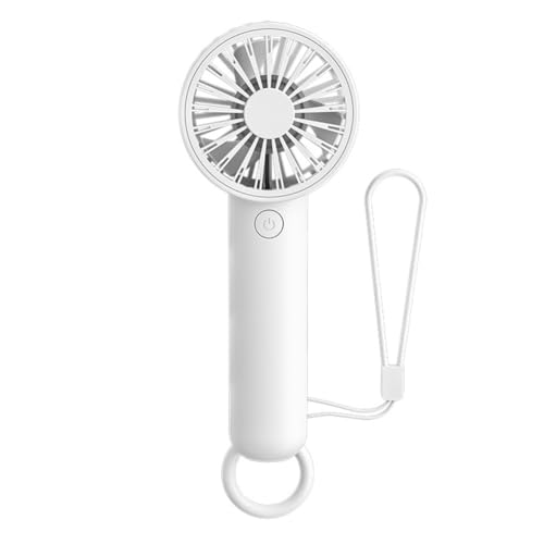 Tixqeaif Tragbarer Mini-Ventilator, Leistungsstarker Handventilator, Per USB Wiederaufladbarer Ventilator für Unterwegs, Drinnen und Draußen, von Tixqeaif