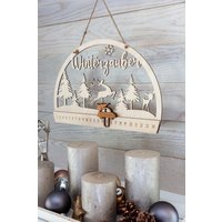 Adventscountdown Aus Holz Hängend | Adventskalender Weihnachten Adventscountdown Aus Holz Hängend | Adventskalender Weihnachten von TiyanaDesign