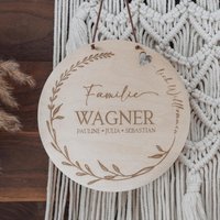 Familienschild Aus Holz | Namensschild Türschild Holzschild Personalisiert Geschenk Geburtstag Hochzeit Hochzeitsgeschenk Geburtstaggeschenk Familienschild Aus Holz | Namensschild Türschild Holzschild Personalisiert Geschenk Geburtstag Hochzeit Hochzeitsgeschenk Geburtstaggeschenk von TiyanaDesign