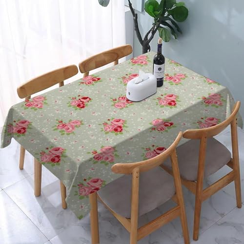 Tischdecke Outdoor Rote Rosen Tischdecken Abwaschbar 3D Gartenszene Tischdecke Wetterfest Wasserdicht für Party Biertisch, 140x300 cm Q.P1810 Tischdecke Outdoor Rote Rosen Tischdecken Abwaschbar 3D Gartenszene Tischdecke Wetterfest Wasserdicht für Party Biertisch, 140x300 cm Q.P1810 von Tizhweqo