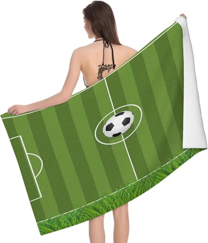 Tizhweqo Mikrofaser Strandtuch Fußball Handtuch Groß 90x180 cm, Fußballfeld Strandtuch 3D Badetuch Strandhandtuch Schnelltrocknend Weiches Strandlaken, Reisehandtuch, Saunatuch a5288 Tizhweqo Mikrofaser Strandtuch Fußball Handtuch Groß 90x180 cm, Fußballfeld Strandtuch 3D Badetuch Strandhandtuch Schnelltrocknend Weiches Strandlaken, Reisehandtuch, Saunatuch a5288 von Tizhweqo