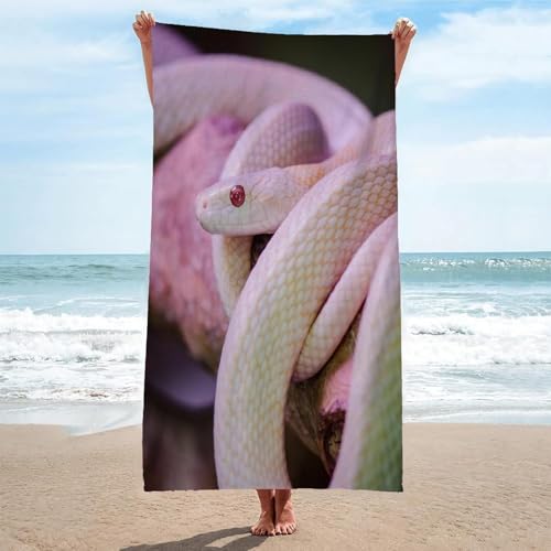 Tizhweqo Mikrofaser Strandtuch Schlange Handtuch Groß 90x180 cm, Schlange Strandtuch 3D Badetuch Strandhandtuch Schnelltrocknend Weiches Strandlaken, Reisehandtuch, Saunatuch a5428 Tizhweqo Mikrofaser Strandtuch Schlange Handtuch Groß 90x180 cm, Schlange Strandtuch 3D Badetuch Strandhandtuch Schnelltrocknend Weiches Strandlaken, Reisehandtuch, Saunatuch a5428 von Tizhweqo