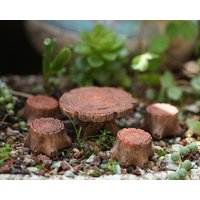 Miniatur-Fee-Set 5 Stück Tisch Und Stühle Tiny Fairy Garden Lieferungen & Zubehör Terrarium Figuren von TizzleByTizzle