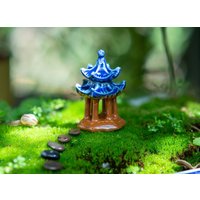 Miniatur Fee Tiny Hexagonal Pavilion Gartenzubehör & Zubehör Terrarium Figuren Einige Stein von TizzleByTizzle