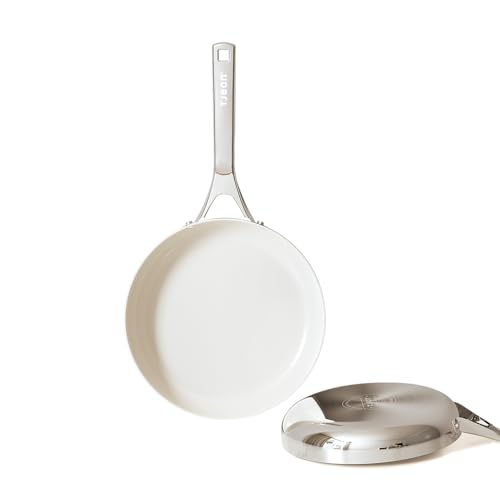 Tjean 26cm Keramikpfanne Antihaft für Induktion/Gas/Elektro, ohne PFTE/PFOA/PFAS, Edelstahlgriff, backofenfest bis 280°C, cremefarben Tjean 26cm Keramikpfanne Antihaft für Induktion/Gas/Elektro, ohne PFTE/PFOA/PFAS, Edelstahlgriff, backofenfest bis 280°C, cremefarben von Tjean