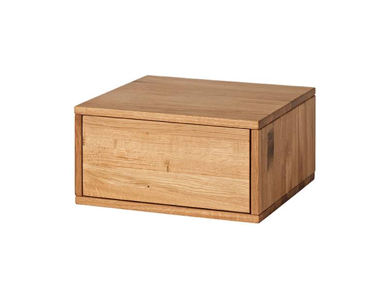 Tjoernbo Walk-in Schublade I 2 Schubladen 42,7 x 45,7 x 42 cm Wildeiche massiv Bianco, geölt (9) Wandmontage od. Walk-in von Tjørnbo