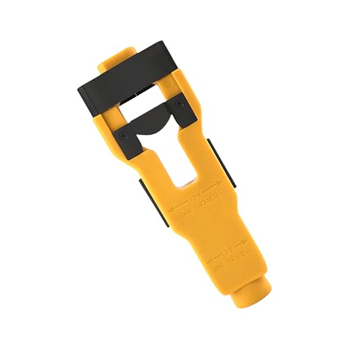 Einsteckwerkzeug mit mehreren Stärken für Türriegel, Vorbereitung in 3,5 - 1,9 cm und 3,9 cm Eingangssystemen, professionelles Steckschlüssel-Set von Tkidplw