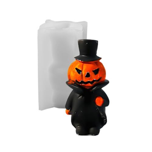 Flexible Silikonform, leicht zu entformen, Halloween-Kürbis-Form, Schmuckzubehör, Silikon-Set von Tkidplw