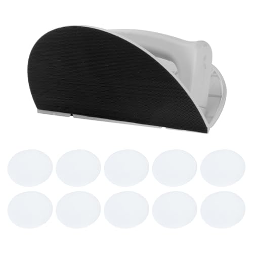 Halbrundes Eckenschleifwerkzeug mit 10 Schleifpapieren, recycelbar, ABS, Auto-Kleberdesigns, Sandrahmen für Wandschleifen, Flanellrückseite, Schleifrahmen Halbrundes Eckenschleifwerkzeug mit 10 Schleifpapieren, recycelbar, ABS, Auto-Kleberdesigns, Sandrahmen für Wandschleifen, Flanellrückseite, Schleifrahmen von Tkidplw