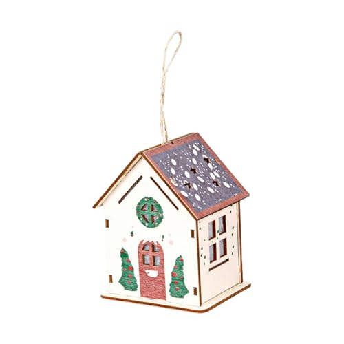 Leuchtende Holzhütte Urlaub Dekoration Weihnachten Hütte hängende Ornament für Kaminsims Tür Baum Dekorationen Holz beleuchtete Dekoration Leuchtende Holzhütte Urlaub Dekoration Weihnachten Hütte hängende Ornament für Kaminsims Tür Baum Dekorationen Holz beleuchtete Dekoration von Tkidplw