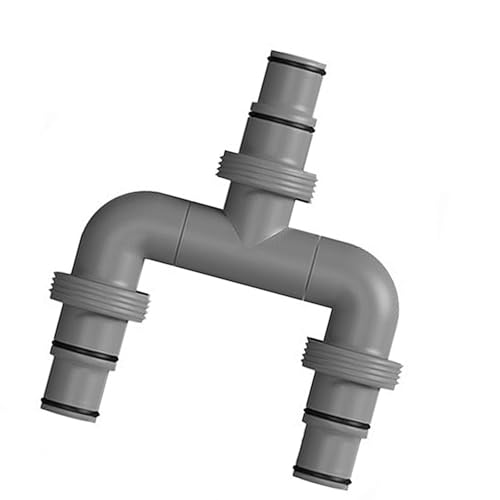 Schwimmbadschlauch-Adapter, Ersatzrohrverbindung, Verbindungskupplung mit Gummi-O-Ringen, Pool-Teile von Tkidplw