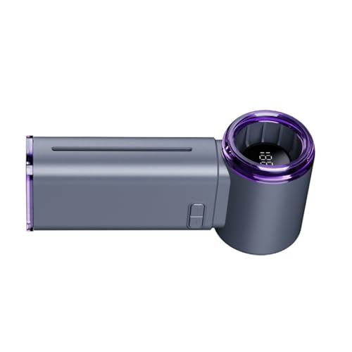 Tkidplw Digitales Display, Nebelventilator, 1-199 Geschwindigkeit, wiederaufladbar, Handkühlgerät, Persönlichkeit für den Außen- und täglichen Gebrauch, wiederaufladbare Handkühlung von Tkidplw