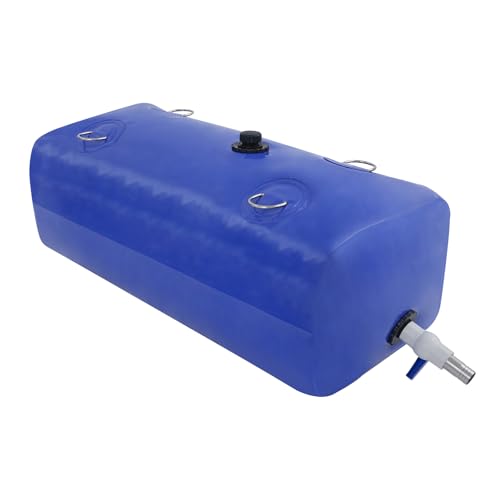 Faltbares Wasserblasen, Tragbarer Wassertank, AufbewahrungsbehäLter, TkkMivcOC Großem Wasserbehälter mit Zugring, für Brauchwasserspeicherung Regenwasseraufbereitun (110L) von TkkMivcOC