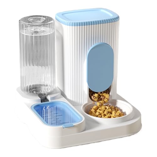 Tktouci Automatische Haustierfutterautomatin, Auto Cat Cat Feeder - Automatische Feeder -Katze Trockenfutter,Haustierversorgungen mit Abnehmbarer Lebensmittelschale, Wasserschale für kleine mittlere Tktouci Automatische Haustierfutterautomatin, Auto Cat Cat Feeder - Automatische Feeder -Katze Trockenfutter,Haustierversorgungen mit Abnehmbarer Lebensmittelschale, Wasserschale für kleine mittlere von Tktouci