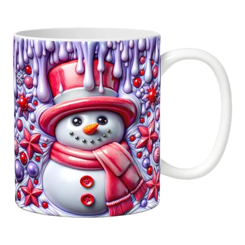 Tktouci Christmas Mugs - Keramik Weihnachtskaffeetassen | 3D Design Trinkgefäß Für Tee Getränk Frauen Mädchen Festlich Geburtstag Urlaub Tktouci Christmas Mugs - Keramik Weihnachtskaffeetassen | 3D Design Trinkgefäß Für Tee Getränk Frauen Mädchen Festlich Geburtstag Urlaub von Tktouci
