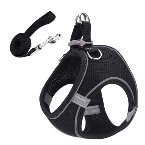 Tktouci Fluchtsicheres Katzen Geschirr,Weiches Mesh-Geschirr Mit Reflektierenden Sicherheitsstreifen - Größen S M L Für Wanderungen Training Reisen Outdoor Tktouci Fluchtsicheres Katzen Geschirr,Weiches Mesh-Geschirr Mit Reflektierenden Sicherheitsstreifen - Größen S M L Für Wanderungen Training Reisen Outdoor von Tktouci