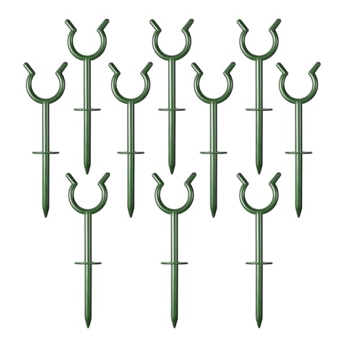 Tktouci Garten Schlauch Führung,Grüne Gartenschlauchführungspfähle Als Halter Für Feiertagslichter | 10 Stück Halter für Bewässerungsschutz in Garten Hof Einfahrt Grenzen und gepflasterten Wegkanten Tktouci Garten Schlauch Führung,Grüne Gartenschlauchführungspfähle Als Halter Für Feiertagslichter | 10 Stück Halter für Bewässerungsschutz in Garten Hof Einfahrt Grenzen und gepflasterten Wegkanten von Tktouci