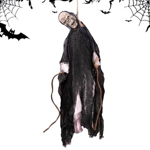 Tktouci Halloween Geisterdekoration, Geräuschaktiviertes Fliegendes Geisterskelett, Wiederverwendbare Festdekoration Für Garten Terrasse Haus Eingang Flur Tktouci Halloween Geisterdekoration, Geräuschaktiviertes Fliegendes Geisterskelett, Wiederverwendbare Festdekoration Für Garten Terrasse Haus Eingang Flur von Tktouci