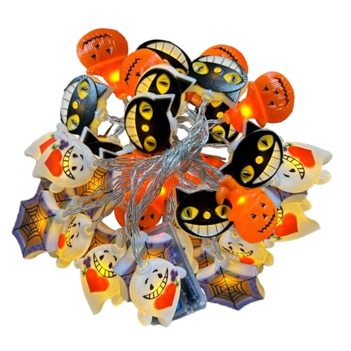 Tktouci Halloween Lichterkette - Lichterkette Für Außenbereich | Wetterfeste Dekorationsbeleuchtung Für Baum Garten Terrasse Tktouci Halloween Lichterkette - Lichterkette Für Außenbereich | Wetterfeste Dekorationsbeleuchtung Für Baum Garten Terrasse von Tktouci