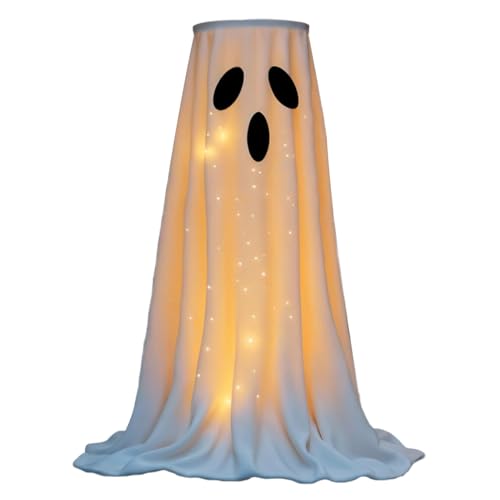Tktouci Halloween Süßigkeitenschale Mit Beleuchtung | Halloween Türdekoration Süßigkeitenhalter - Niedliche Figur für Garten Terrasse Innenbereich Badezimmer Tür Garten Küche Zuhause von Tktouci