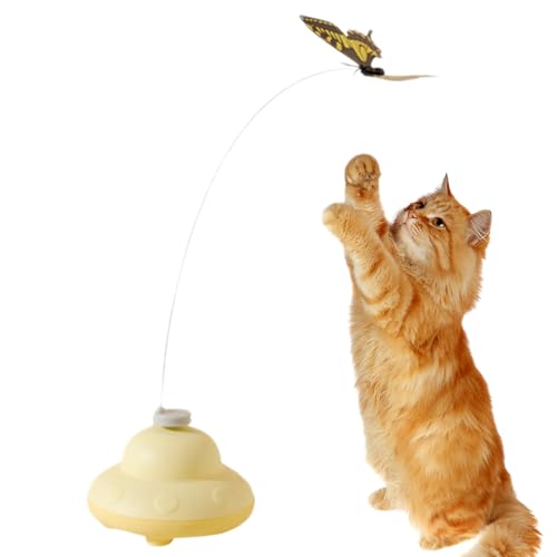 Tktouci Katzenbutterfly Spielzeug - Animierendes Katzen Spielzeug - Tierisches Haustierzubehör Für Bewegung Training Geistige Anregung Indoor Outdoor Katzenspielzeug Tktouci Katzenbutterfly Spielzeug - Animierendes Katzen Spielzeug - Tierisches Haustierzubehör Für Bewegung Training Geistige Anregung Indoor Outdoor Katzenspielzeug von Tktouci