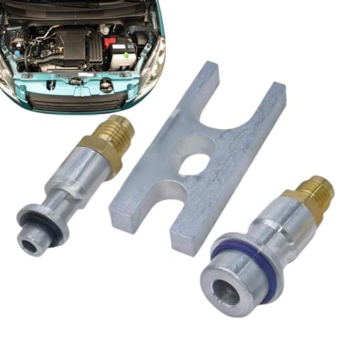 Tktouci Klimaanlagen-Lecktest-Stopfen - Leckage Erkennung Kältemittelleitung Verbinder | Hochfester Klimarohr-Teststopfen Für Kfz-Werkstatt von Tktouci