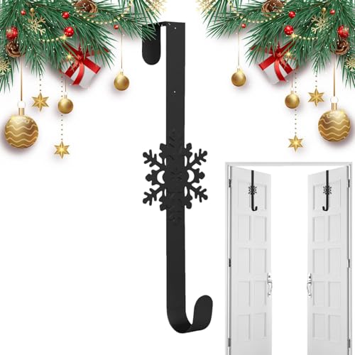 Tktouci Kranzhaken - Kranzhaken mit Schneeflocken Design,Metall Hänger für Weihnachten Wohnaccessoires Festtagsdekoration Tktouci Kranzhaken - Kranzhaken mit Schneeflocken Design,Metall Hänger für Weihnachten Wohnaccessoires Festtagsdekoration von Tktouci