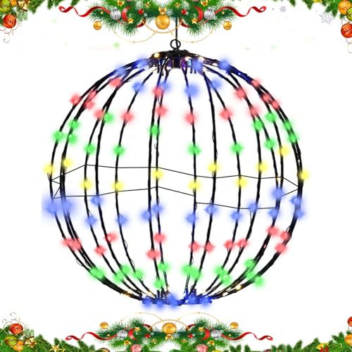 Tktouci LED Lichterkugeln, Outdoor Metal Sphere Christmas Lights, Deko Kugeln Für Terrasse Garten Baum Nacht Festliche Innenbeleuchtung Tktouci LED Lichterkugeln, Outdoor Metal Sphere Christmas Lights, Deko Kugeln Für Terrasse Garten Baum Nacht Festliche Innenbeleuchtung von Tktouci