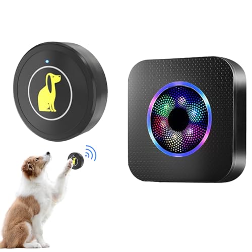Tktouci Pet Door Bell | Drahtlose Hundeklingel Für Hunde Zum Hinausgehen | Trainer Wasserdicht Mit Lautstärkeregelung Für Außenbereich Innentraining Gartenbereich Haushalt Wohnung Tktouci Pet Door Bell | Drahtlose Hundeklingel Für Hunde Zum Hinausgehen | Trainer Wasserdicht Mit Lautstärkeregelung Für Außenbereich Innentraining Gartenbereich Haushalt Wohnung von Tktouci