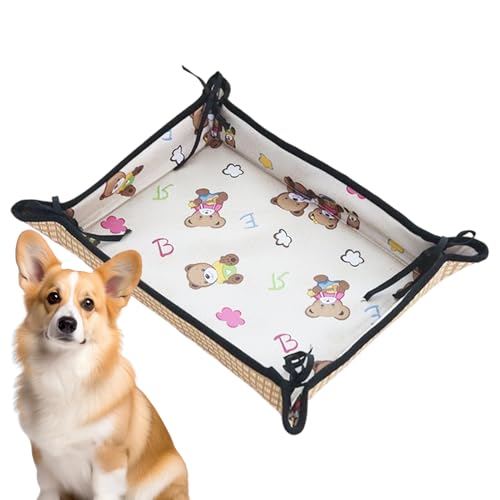 Tktouci Pet Pad | Zweitig rutschfest Hundekühlmatte Gegen Sommerhitze Entspannung | Tragbares Haustier Zubehör Atmungsaktive Kühlmatte Für Draußen Transportbox Bett Auto Boden Tktouci Pet Pad | Zweitig rutschfest Hundekühlmatte Gegen Sommerhitze Entspannung | Tragbares Haustier Zubehör Atmungsaktive Kühlmatte Für Draußen Transportbox Bett Auto Boden von Tktouci