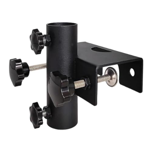 Tktouci Schirmhalter für Deckgeländer, verstellbare Metallschirmhalterung für Deck – robuster Sonnenschirmständer für Pool, Dock, kommerzieller Innenhof, Garten, , Balkon, Picknick von Tktouci
