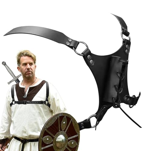 Tktouci Schulterholster - Vintage PU Leder Scheide Rückengurt | Halloween Cosplay Festival Accessoires Für Fotos Und Bühnenauftritte Tktouci Schulterholster - Vintage PU Leder Scheide Rückengurt | Halloween Cosplay Festival Accessoires Für Fotos Und Bühnenauftritte von Tktouci