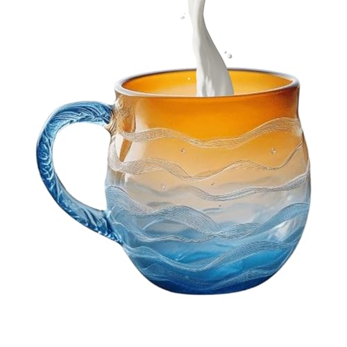 Tktouci Tassen Für Kaffee | Sonnenuntergang Und Meer Wasserflasche Aus Harz Mit Griff - Süße Tassen Für Frauen | Für Frauen Männer Zuhause Küche Büro Strandhaus Kinder Erwachsene Tktouci Tassen Für Kaffee | Sonnenuntergang Und Meer Wasserflasche Aus Harz Mit Griff - Süße Tassen Für Frauen | Für Frauen Männer Zuhause Küche Büro Strandhaus Kinder Erwachsene von Tktouci