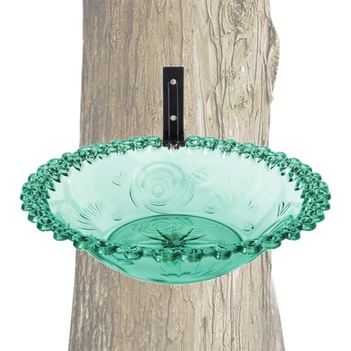 Tktouci Vogeltränkeschale | Wandmontiertes Vogelfutterstelle Für Den Außenbereich,23 cm Blumenform Transparentes Becken Für Äste Garten Terrasse Tktouci Vogeltränkeschale | Wandmontiertes Vogelfutterstelle Für Den Außenbereich,23 cm Blumenform Transparentes Becken Für Äste Garten Terrasse von Tktouci