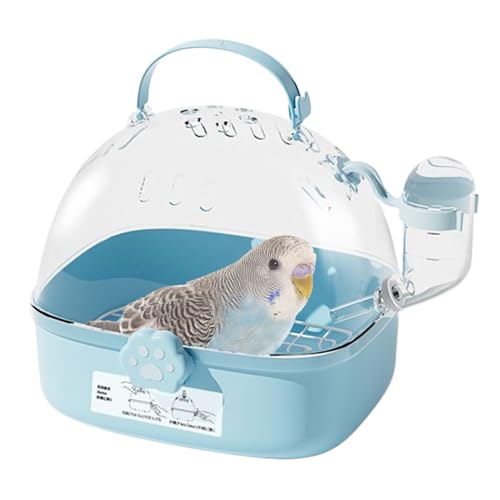 Tktouci Vogeltrage - Vogeltransportkorb - Belüftete Transportbox Mit Trinkflasche Und Handgriff Für Kleine Tiere Bei Autofahrten Und Tierarztbesuchen Tktouci Vogeltrage - Vogeltransportkorb - Belüftete Transportbox Mit Trinkflasche Und Handgriff Für Kleine Tiere Bei Autofahrten Und Tierarztbesuchen von Tktouci