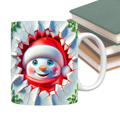 Tktouci Weihnachtskaffeetassen - Keramik Weihnachtstassen - 3D Design Trinkgefäß Für Tee Getränk Frauen Mädchen Festlich Geburtstag Urlaub Tktouci Weihnachtskaffeetassen - Keramik Weihnachtstassen - 3D Design Trinkgefäß Für Tee Getränk Frauen Mädchen Festlich Geburtstag Urlaub von Tktouci