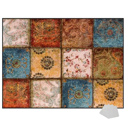 110 x 80 cm Schalldicht Teppiche Drum-Teppich Schlagzeugteppich Schallschutz Teppich Schallschutzmatte rutschfeste Trommelmatte für E Drum Schlagzeug Elektronisch Snare Teppich Snare Drum Rug von Tkuhknag